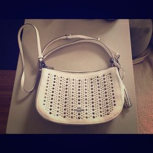 Studded Coach Crossbody Purse